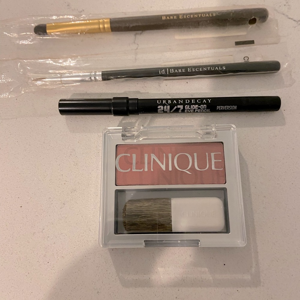 3 BRAND NEW EYE PRODUCTS W/FREE CLINIQUE BLUSH!